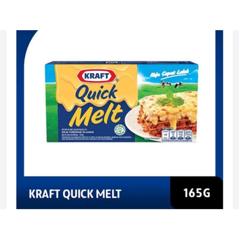 

KRAFT KEJU QUICK MELT 165GR