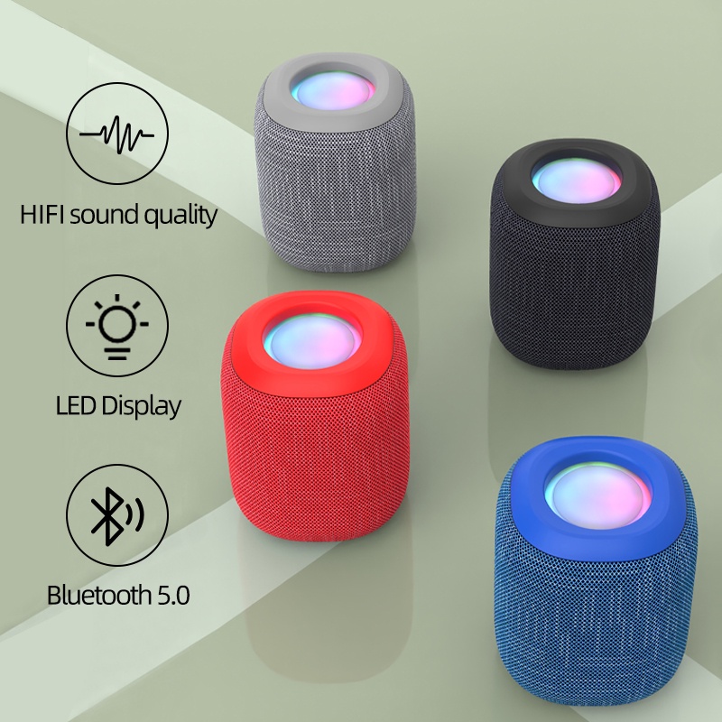 [COD] Speaker bluetooth mini portable wireless Stereo Mini led HiFi Wireless Speaker - S28