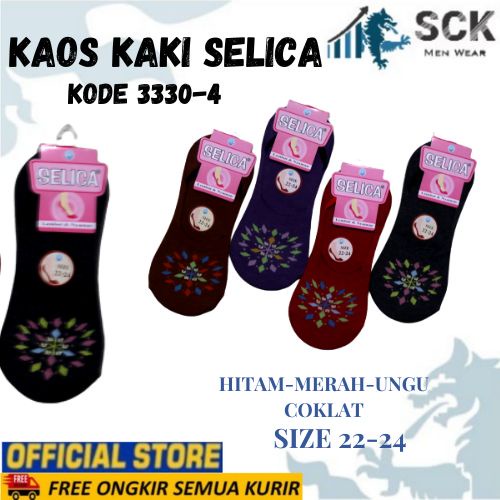 Kaos Kaki Wanita SELICA 3330-4 / Kaus Kaki Wanita Bawah Mata Kaki Cewek