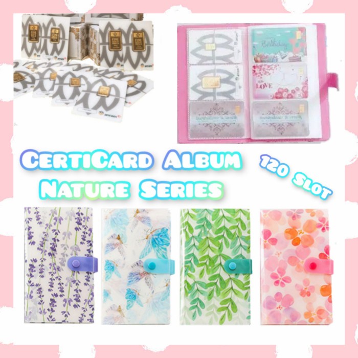 Dompet Album Lm Album Certicard Logam Mulia Nature Series