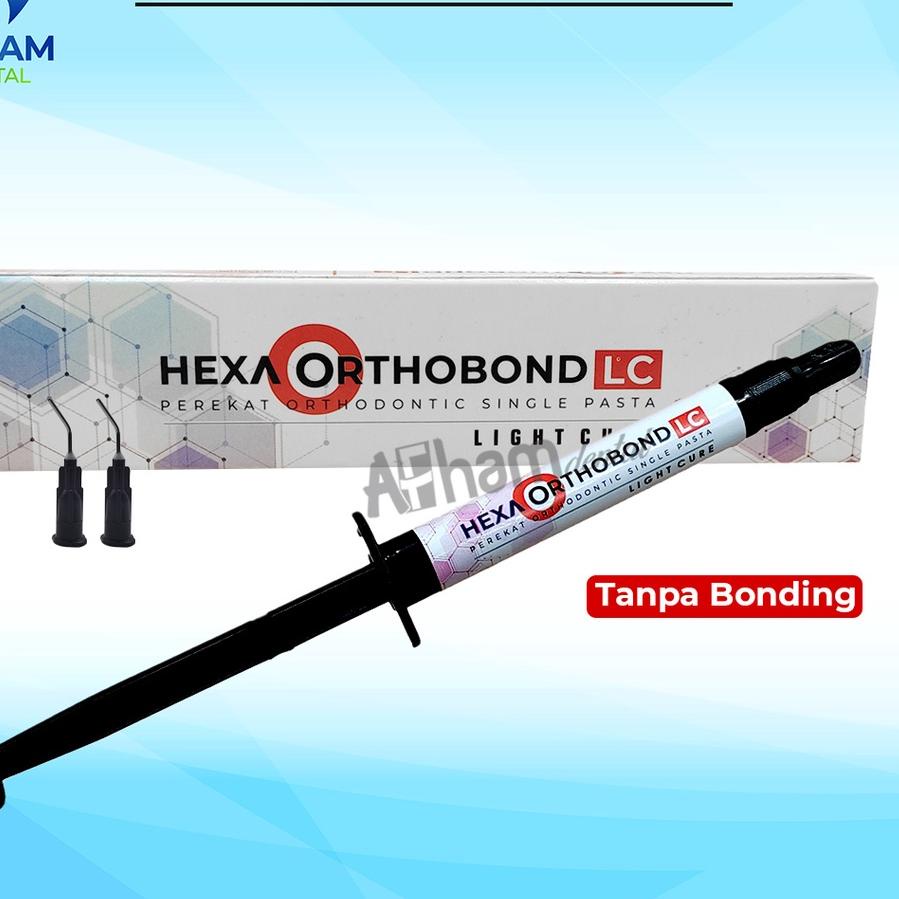 DENTAL LEM ORTHO BEHEL PEREKAT ORTHODONTIC SINGLE PASTA HEXA ORTHOBOND LC LIGHT CURE TANPA PRIMER / 