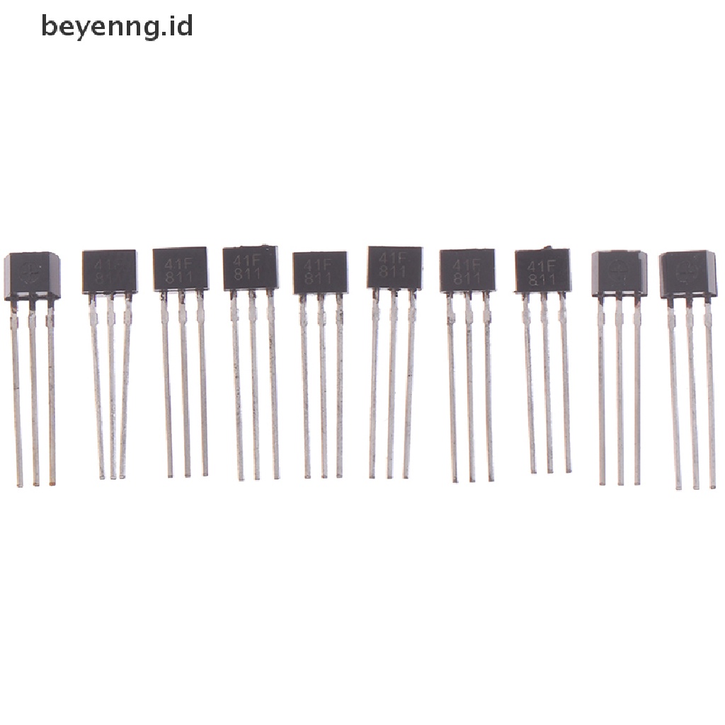 Beyen 10PCS 41F/0H41/SH41/SS41F/S41 Sensor Elemen Bipolar Hall TO-92UA Pring 41F ID