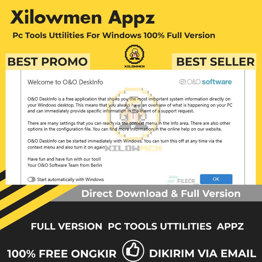 [Full Version] O&amp;O DeskInfo Pro PC Tools Software Utilities Lifetime Win OS