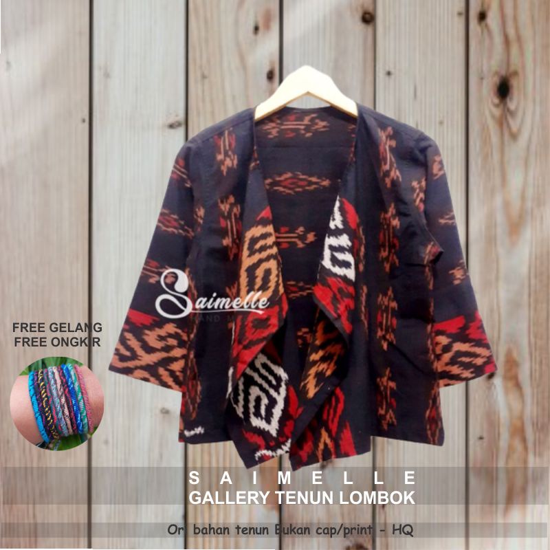 New Blazer Outer Tenun by Saimelle Gallery Tenun Lombok