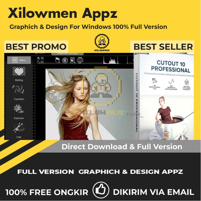 [Full Version] Franzis CutOut 10 Pro Design Graphics Lifetime Win OS