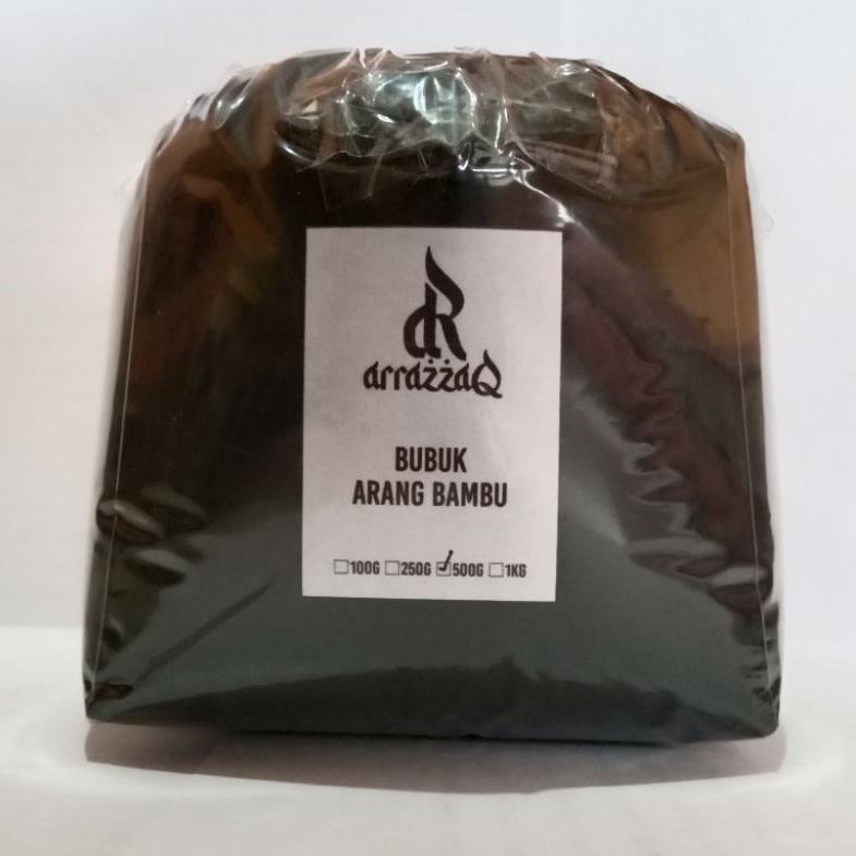 

yw✲Grosir Bubuk Arang Bambu Aktif / Activated Bamboo Charcoal Murni 500 gram R82