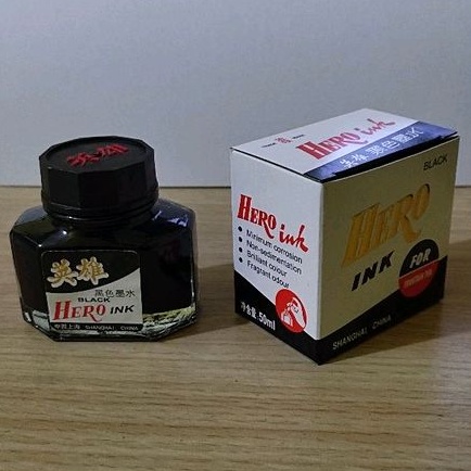 Tinta Hero Ink For All Fountain Pen . Tinta Isi Ulang Pena / Refil Pen