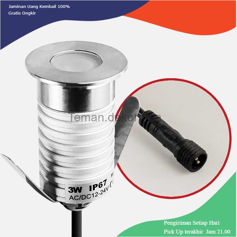 TD - LMP DEASHION Lampu Taman Outdoor LED Underground 3W IP67 Natural Light - FW001