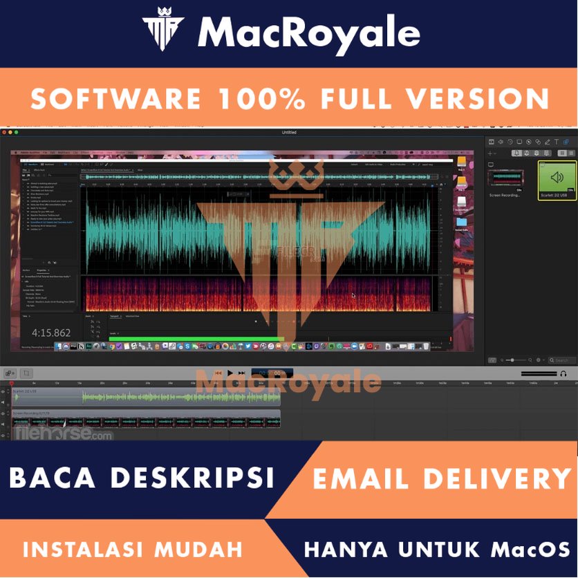 [MacOS] ScreenFlow Full Version Lifetime Full Garansi