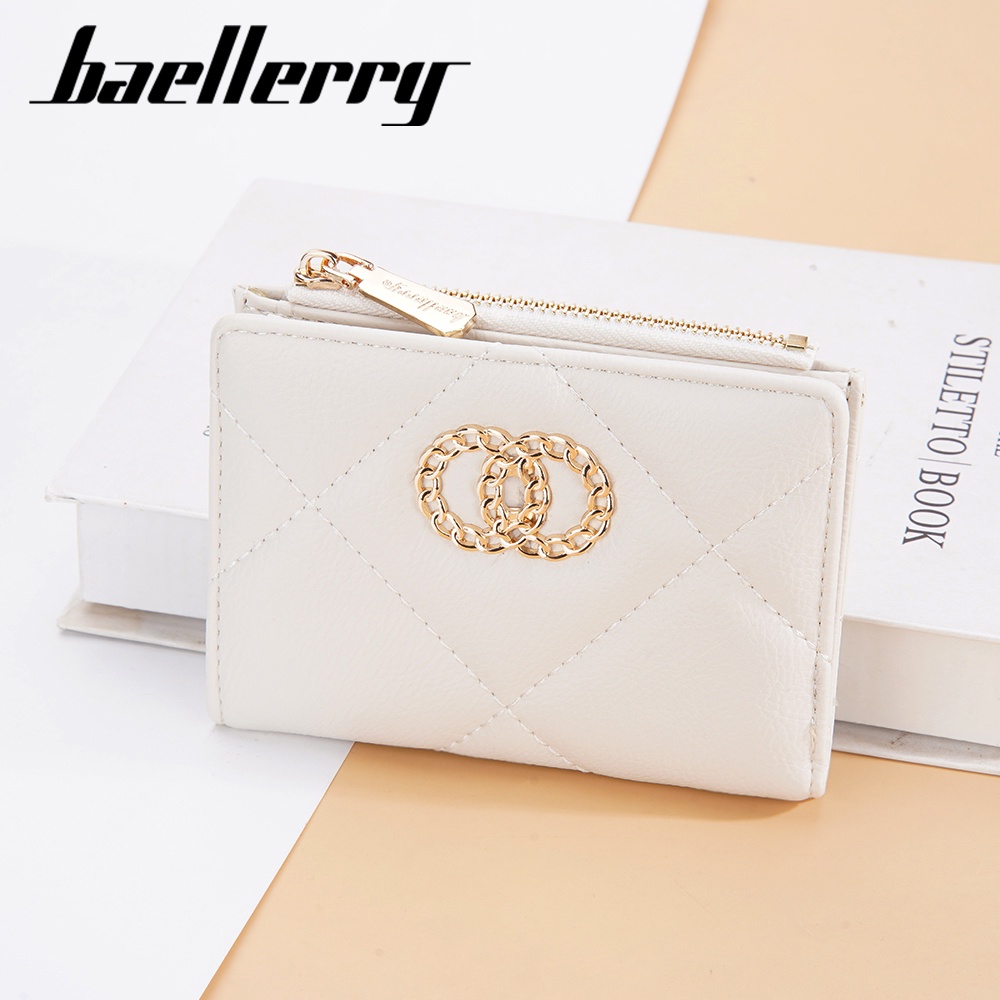 BAELLERRY N2385 Dompet Wanita Lipat Bahan Kulit PU Leather Premium WATCHKITE WKOS