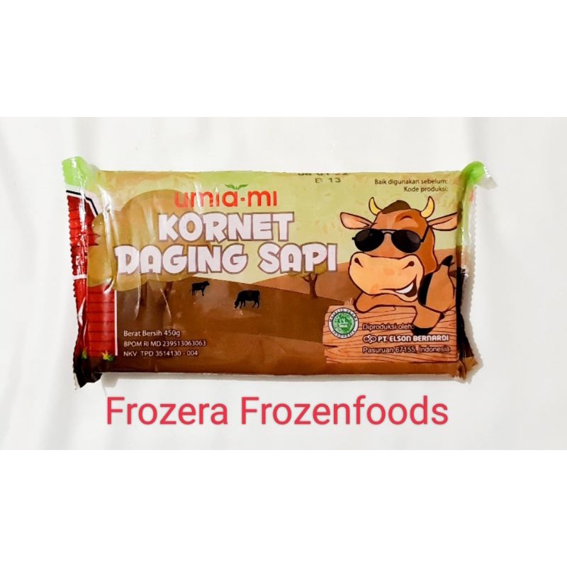 

❄LANGSUNG KIRIM❄ UMIAMI Kornet Sapi 450gr / Frozenfoods Murah