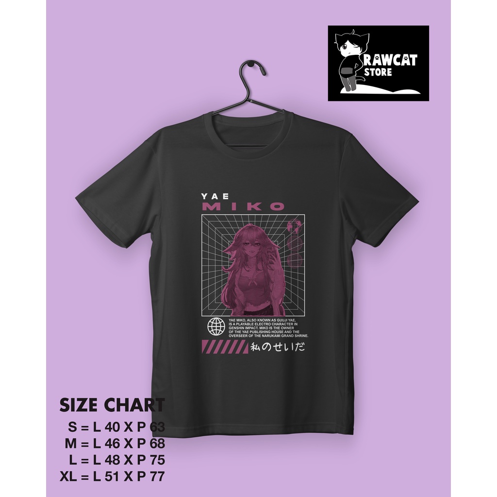 kaos genshin - yae miko