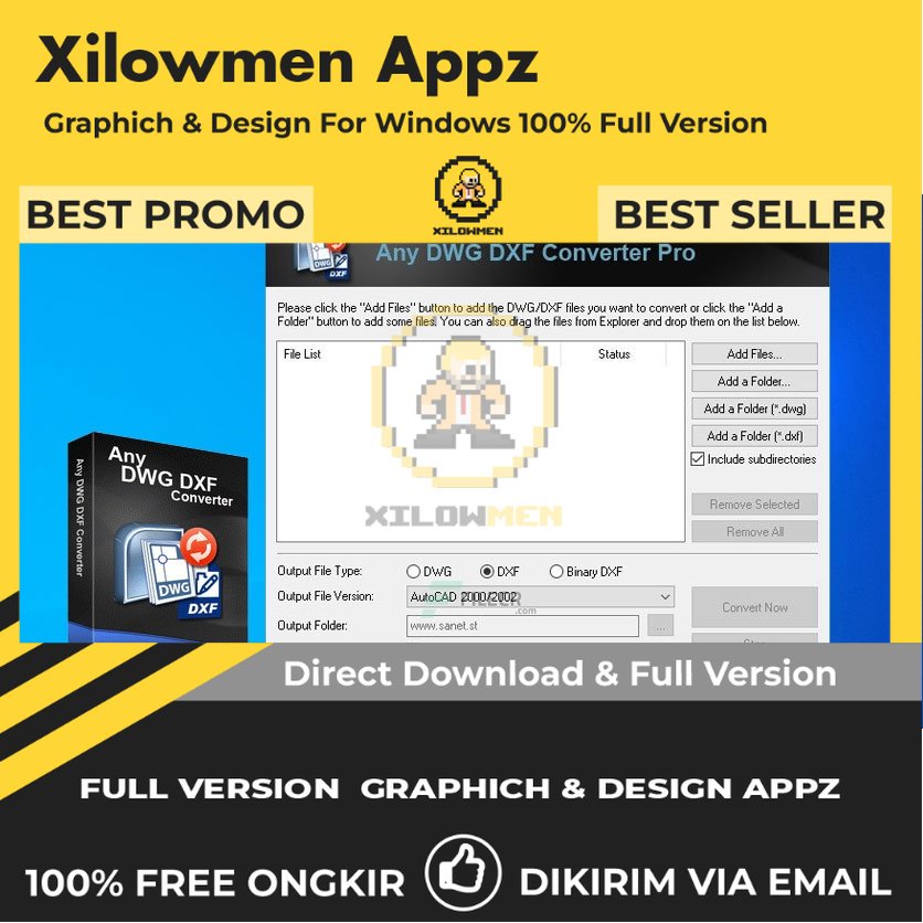 [Full Version] Any DWG DXF Converter Pro 20 Pro Design Graphics Lifetime Win OS
