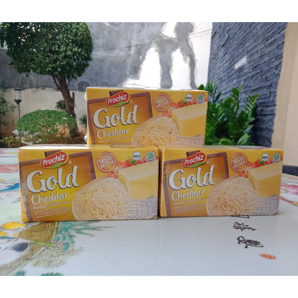 

Keju Cheese Prochiz Gold Cheddar 170gr Processed Cheddar Cheese