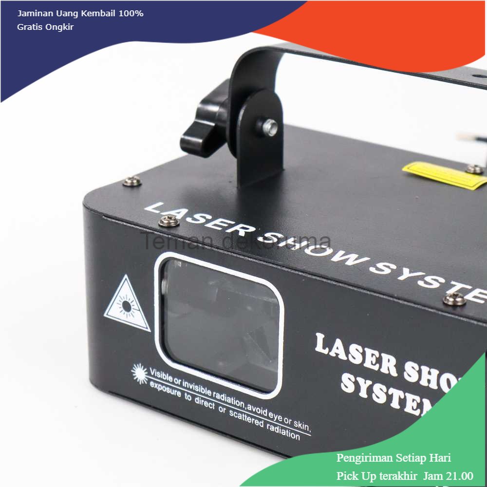 TD - LMP Alien Lampu Proyektor Disco DMX-512 Laser RGB 500mW 240V 14W - SLP-RGB500