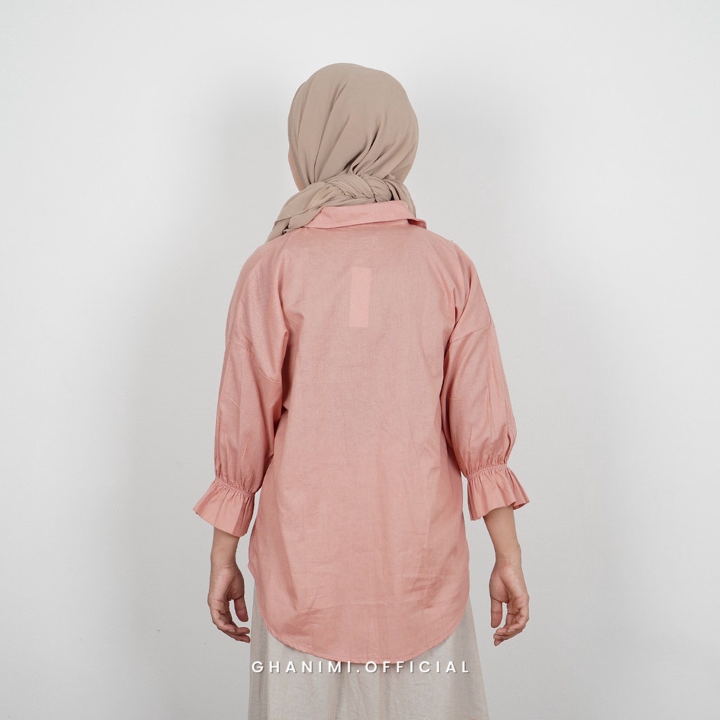 Ghanimi - Yolan Shirt / Kemeja Katun Polos / Kemeja Kerja / Kemeja Polos / Kemeja Santai / Kemeja Casual / Kemeja Timeless