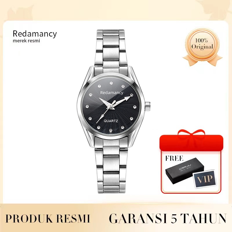 Redamancy Original Jam Tangan Wanita Watch Casual Quartz Arloji putih tahan air