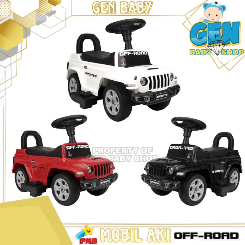 Mainan Anak Mobil Mobilan Aki OFF ROAD PMB K 601 C Mobil Mobilan Aki Rideon Set Hadiah Anak Cewek Co