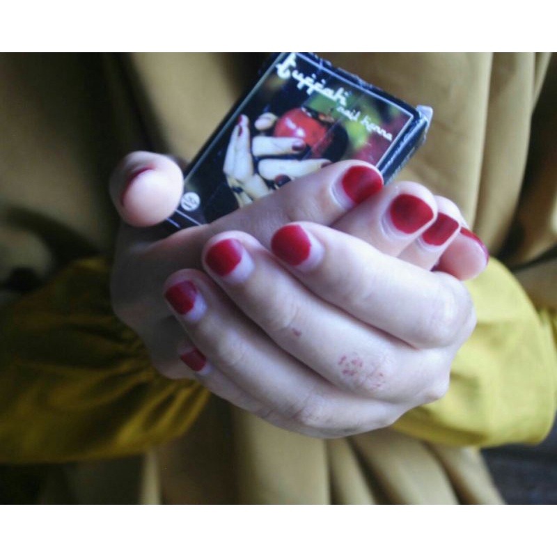 Kutek Halal Kuteks Muslimah Tuffah Nail Henna Bisa Grosir COD Hena Kuku Awet Tufah Original Murah Bukan Cat