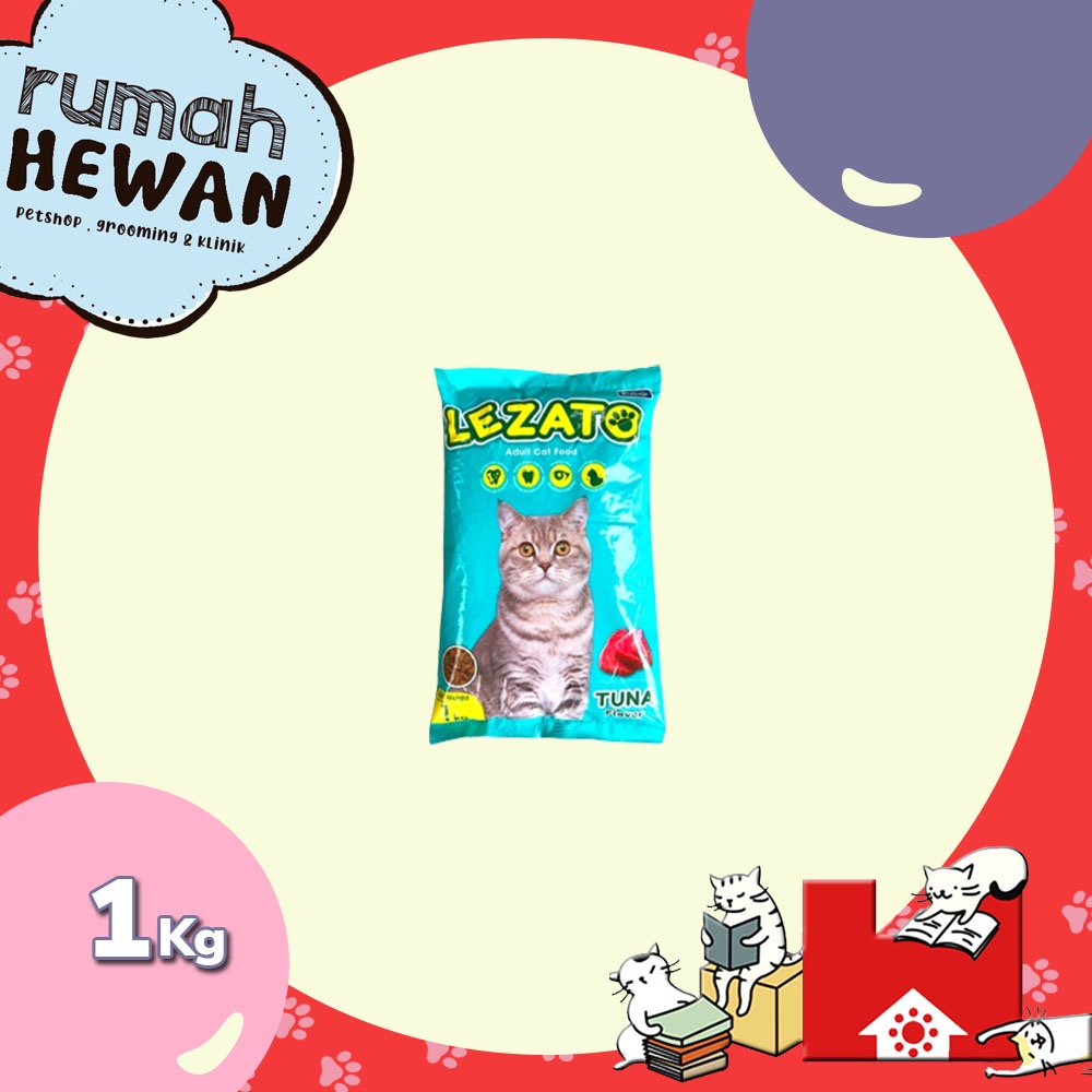 Lezato Frespack 1 KG-Makanan kucing kering TUNA