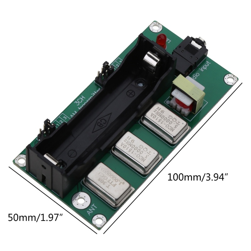 Btsg 3-channel AM Transmitter 1MHZ 3MHZ 5MZH DIY Parts Papan Jadi Dengan Antena