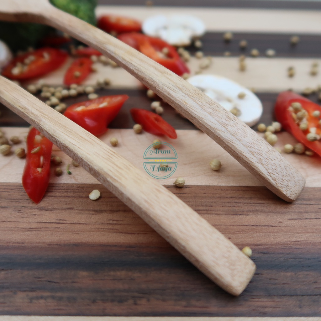 Garpu Kayu Wooden Fork Garpu Estetik Pesta Garpu Buah Garpu Mie Noodle Fork