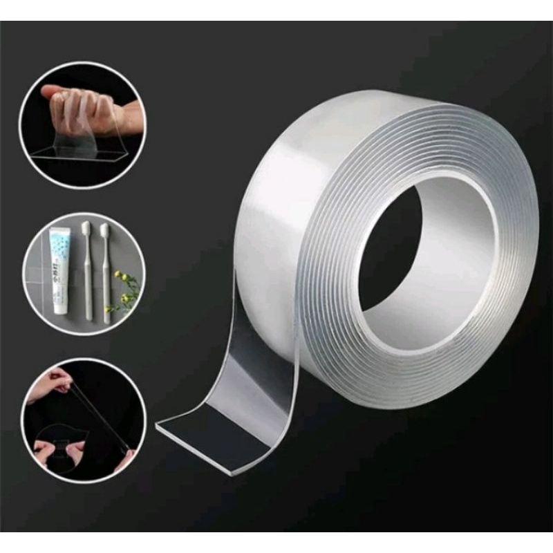

DOUBLE TAPE NANO TRANSPARAN PEREKAT SERBAGUNA
