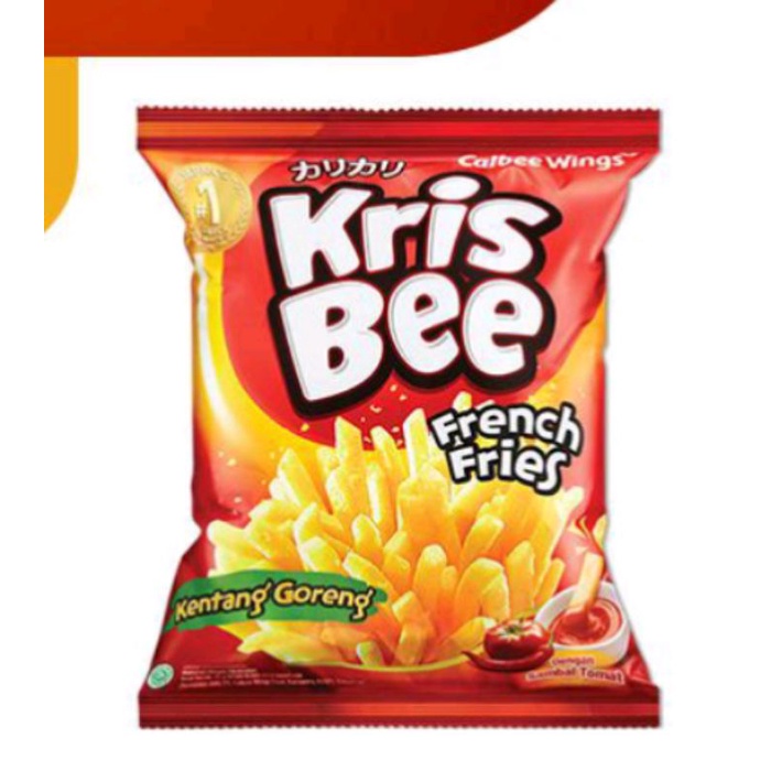 Krisbee French Fries Rencengan Netto Isi 10 Bks X 9 Gr Kentang Goreng Cemilan Anak Kris Bee Krunchy Dengan Sambal Tomat