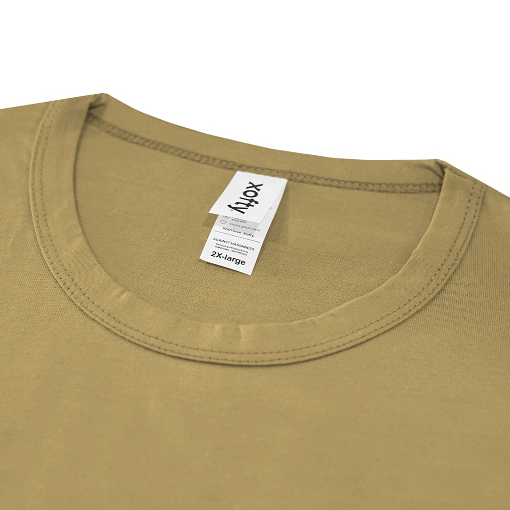 Xofty Tees Static O-Neck Cotton 30s Gold