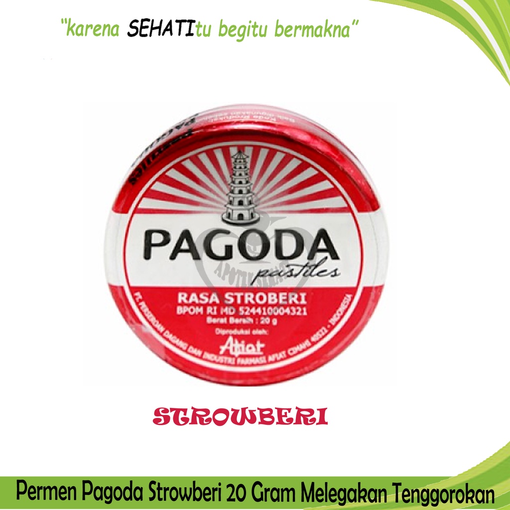 Pagoda Pastiles Permen Hisap Pelega Tenggorokan