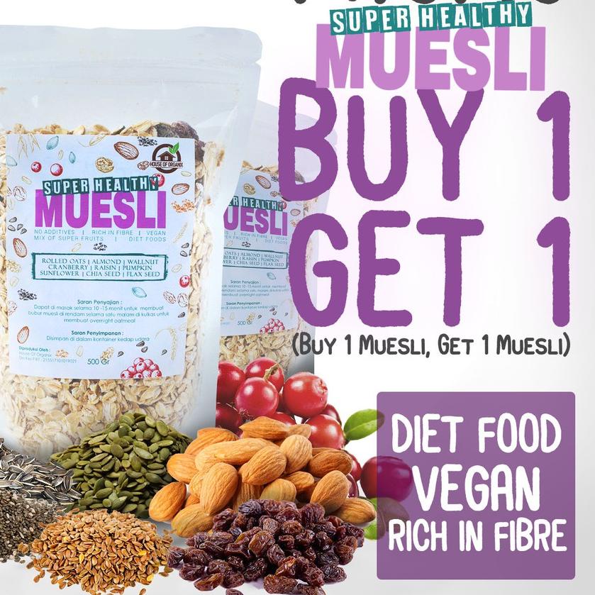 

➯ Buy 1 Get 1 Super Healthy Muesli 250 Gr ✻