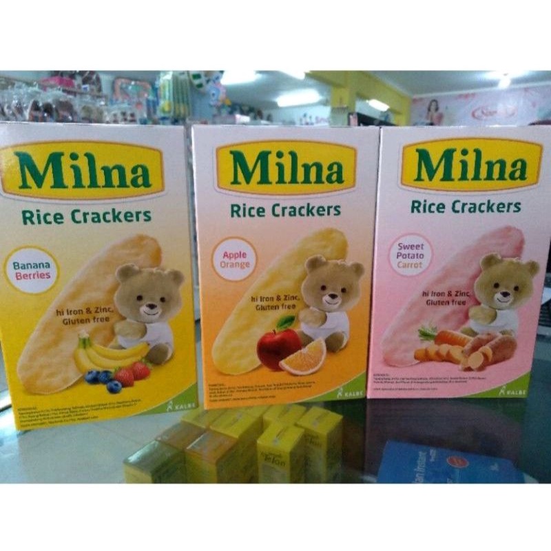 milna rice crackers beli 5 free lunchbox milna