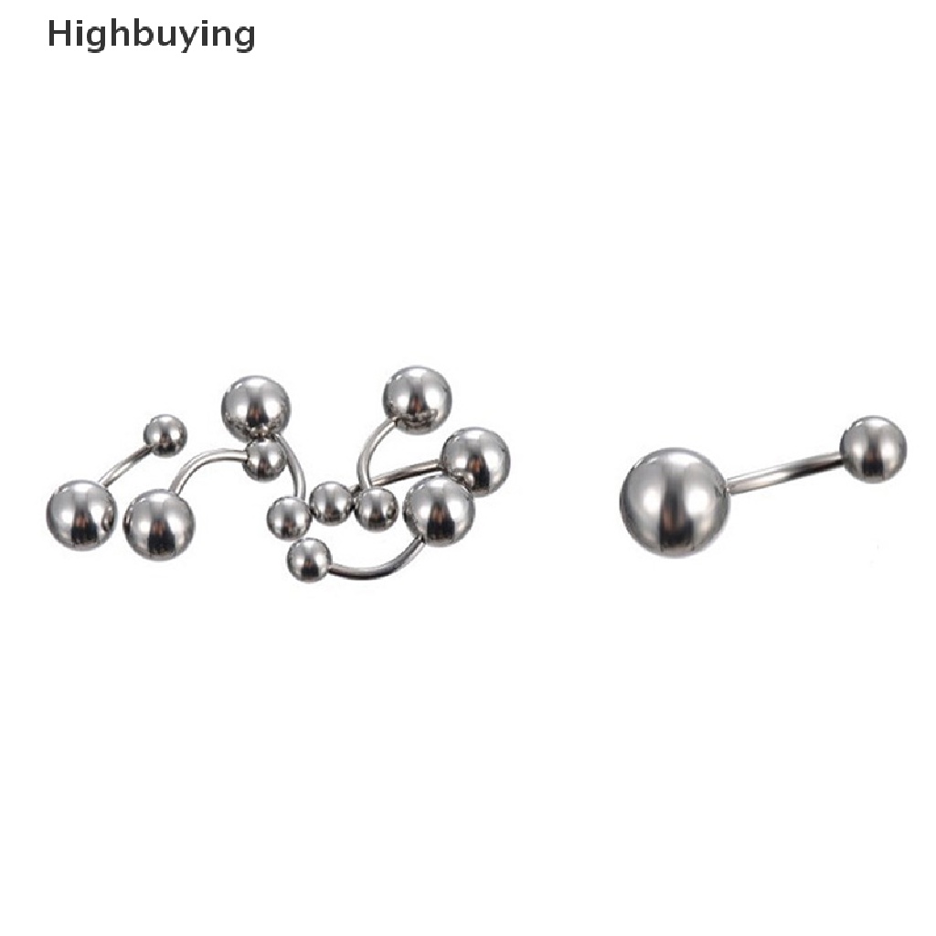 Hbid 66pcs Sexy Stainless Steel Lidah Nipple Bar Cincin Barbel Tubuh Perhiasan Glory