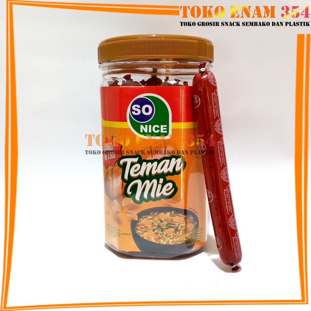 

Sosis So Nice Jumbo Teman mie 1 Toples isi 17 pcs x 40 Gram