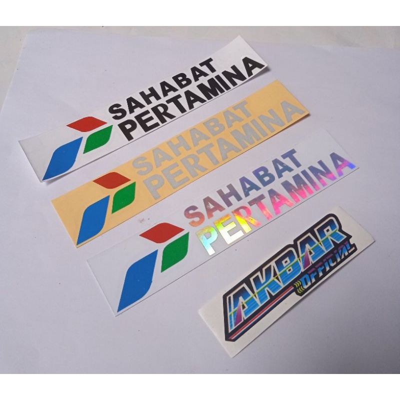 stiker cutting sahabat pertamina