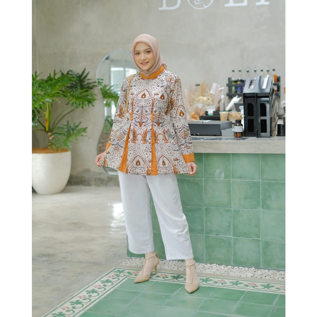 Baju Wanita Kemeja Wanita Blus Batik Wanita