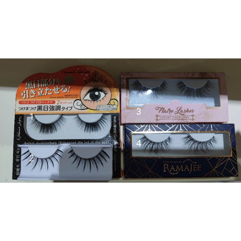 bulu mata premium faux lashes ramajee backstage flaire lashes douyin make up bulu mata douyin