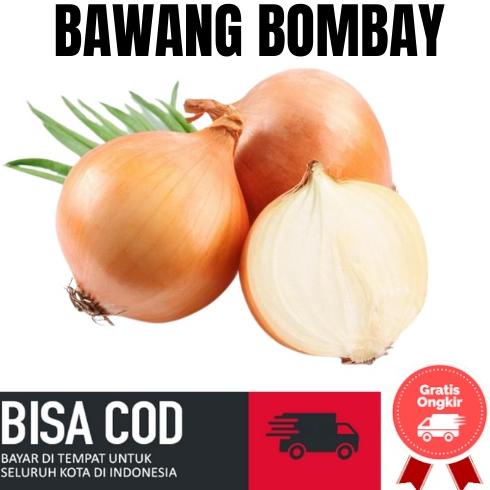 

8.8 Bawang Bombay HSD Premium Quality 1KG / 500 GR
