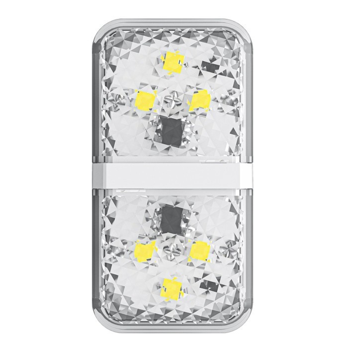 BASEUS Lampu Door open warning light（2pcs/pack）CRFZD - Hitam - Putih