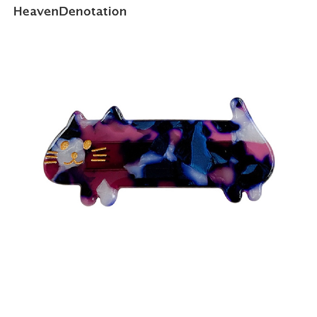 [HeavenDenotation] Pin Rambut Kucing Kartun Untuk Wanita Gadis Pesta Hair Clip Pins Aksesoris Rambut HDV