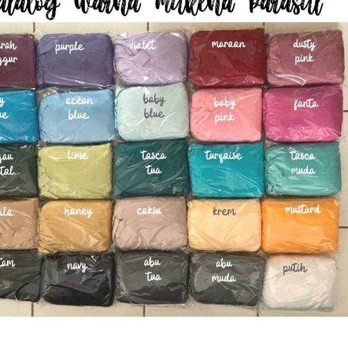 ♀ MUKENA TERUSAN PARASUT TRAVEL TEBAL & MURAH ℗