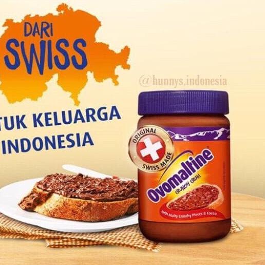 

☛ AD Ovomaltine 380 gram / Selai Cokelat Ovomaltine Crunchy 380gr EXP MARET 2022 ♥