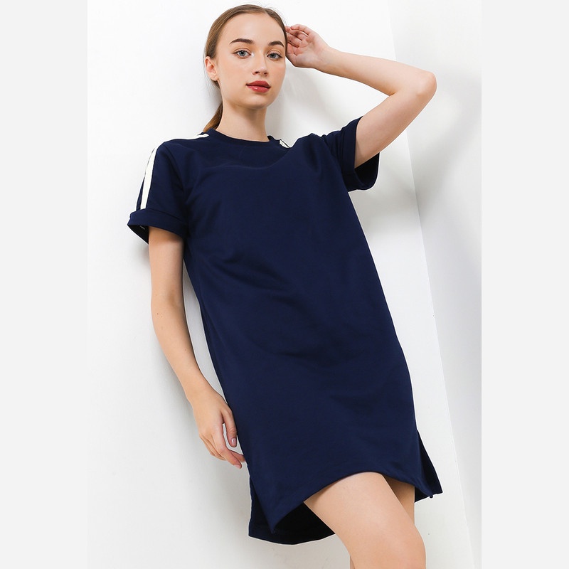 Tolliver Stripes Dress Wanita