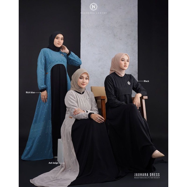 jauhara dress✅MIDI dress✅ blouse ✅Tunik✅nadhera luxury