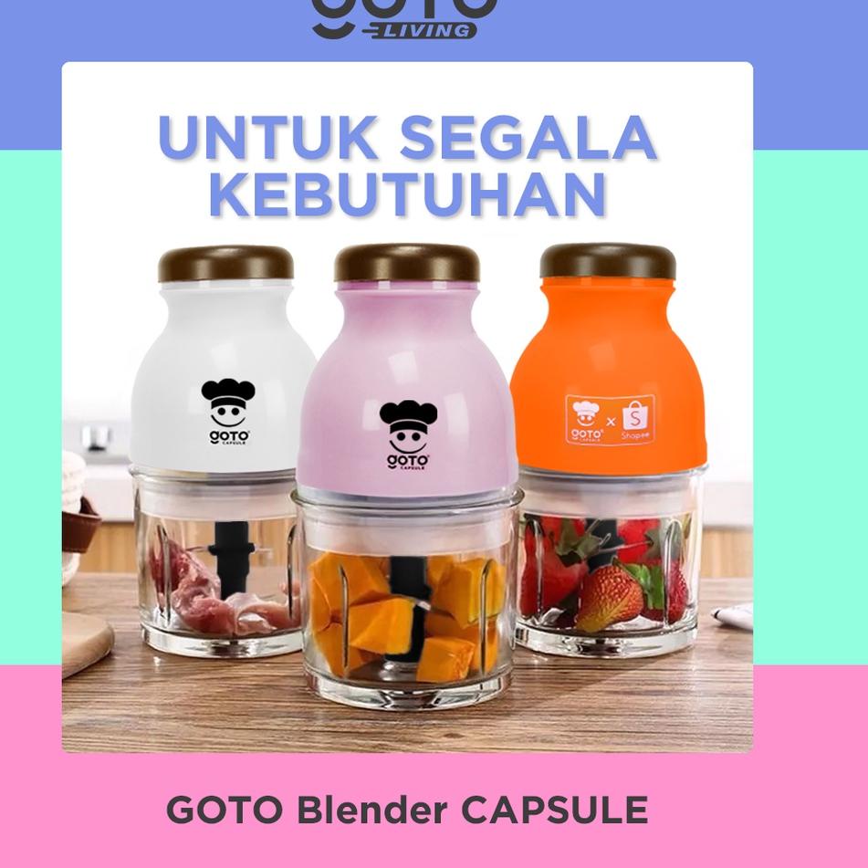 ✼ Goto Capsule Blender Cutter Quatre Kapsul Penggiling Daging ✷