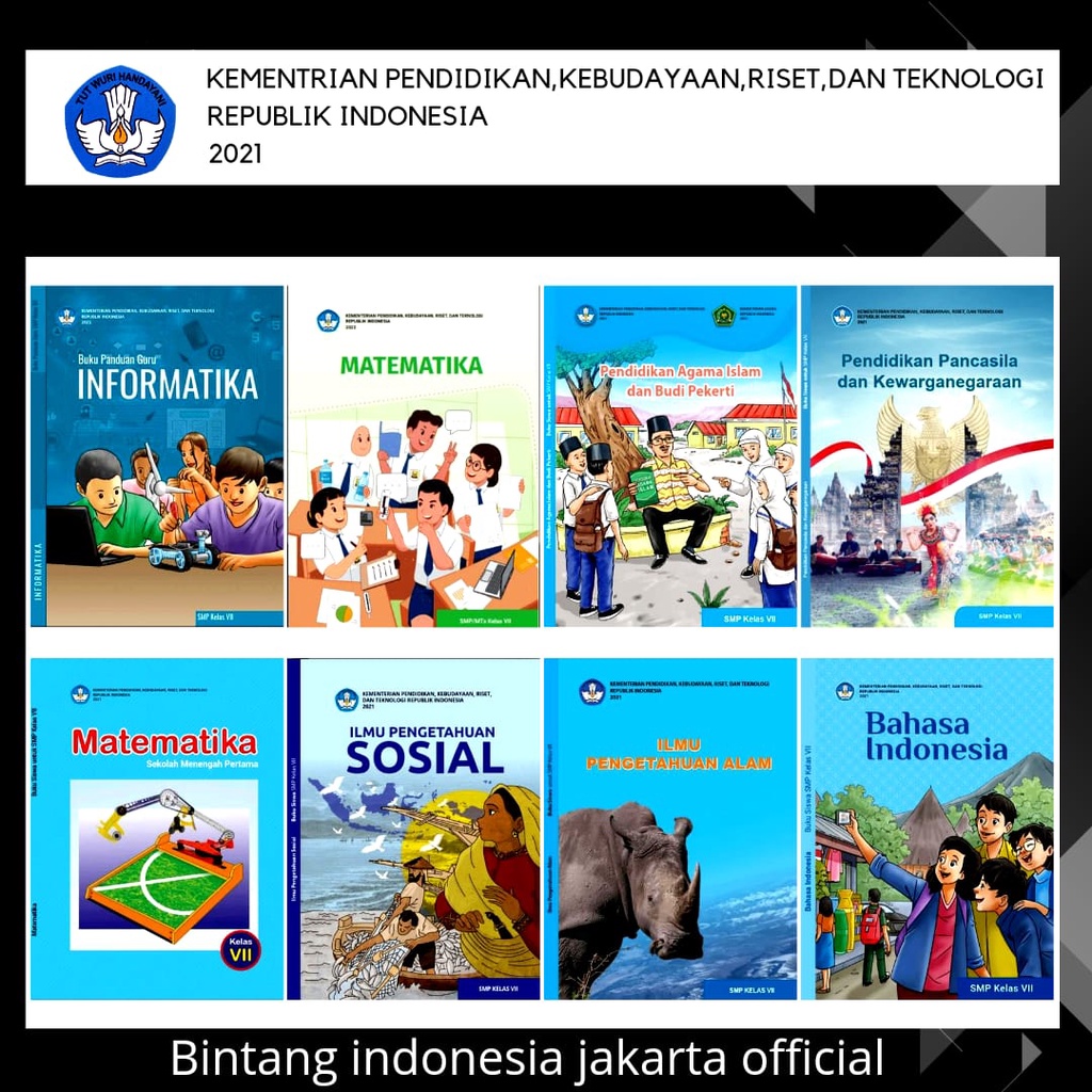 Buku Pelajaran Kelas 1 SMP/MTs Kurikulum Merdeka Kemendikbud