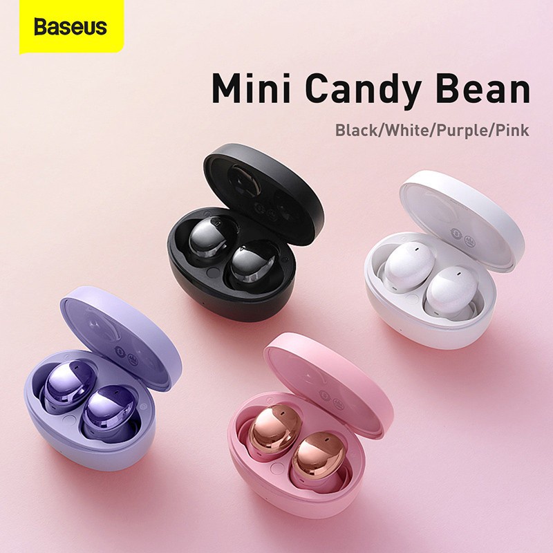 [Shinigami Acc] Baseus Bowie E2 Mini Candy Bean Earbuds TWS Wireless Earphone Bluetooth 5.2 Headphon