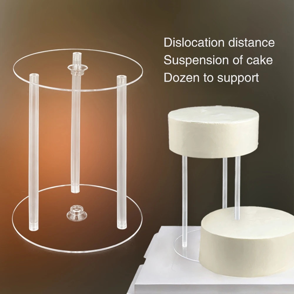 Bingkai Penyangga Kue Suspensi Piling Kue Diameter9 /12 /16/20cm/Multi-layer Dessert Rack Cake Separator/Round Dessert Stack/DIY Baking Tools