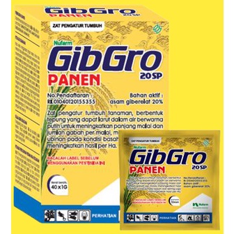 ZPT Panen 20 SP By Nufarm Asam Giberelat GA3 Zpt Gibro Nutrisi Pemacu Tumbuh Tanaman [ Kotak 40 Sach