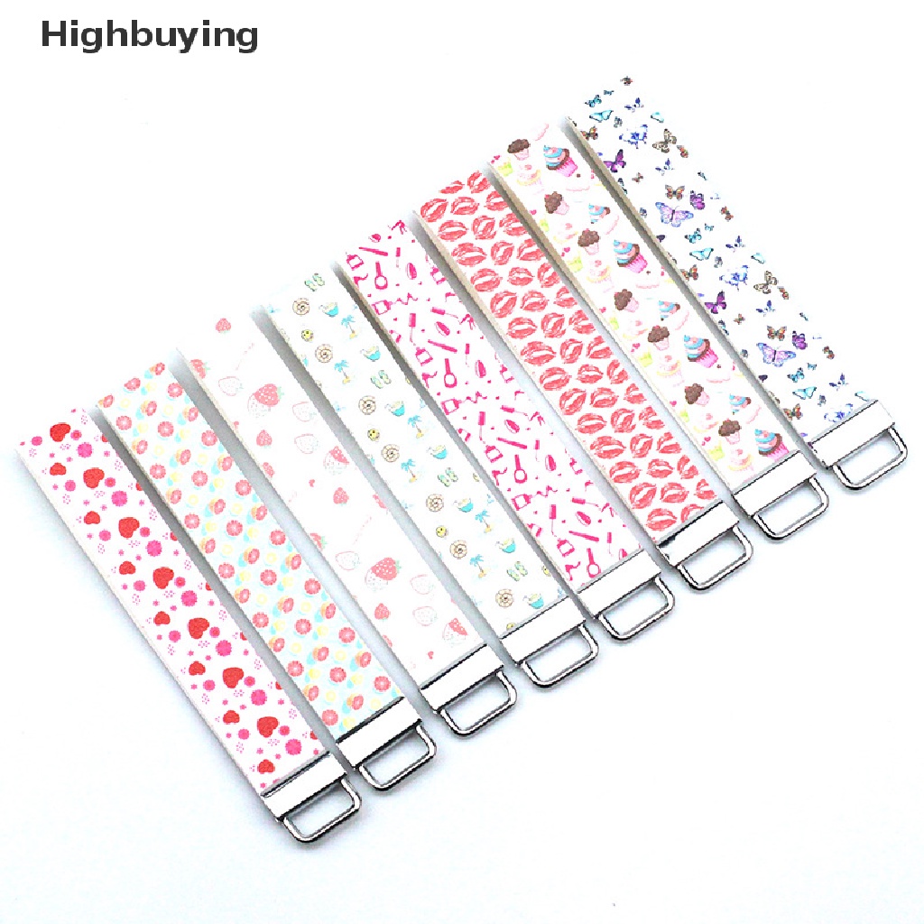 Hbid Bermotif Gelang Kulit Tali Panjang PU leather key chain pendant Gelang anti Hilang Gantungan Kunci Glory